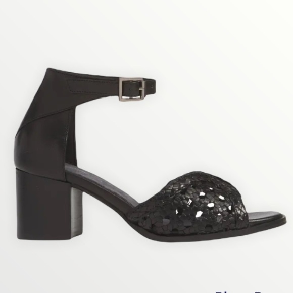 NEW SEYCHELLES Woven Ankle Strap Block Heel Sandal Chunky Sandal, Size 6.5 - Picture 3 of 12